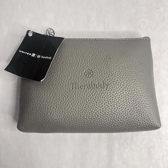 New August 2025 United Airlines Polaris Therabody Zipped Amenity Kit - Picture 1 of 5